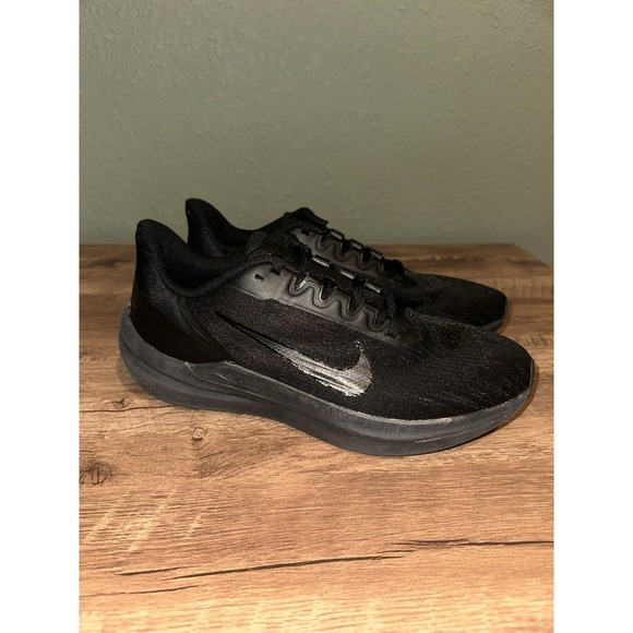 Nike Air Winflo 9 Black/Dark Grey Running Shoes-Asst Size 9.5 men’s DD6203-002 - Picture 1 of 9